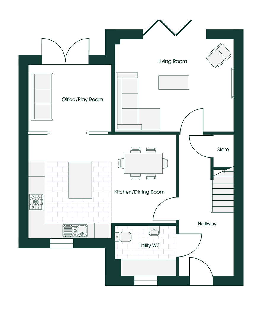 SCARISBRICK 4 GH10 GF WORK/PLAY