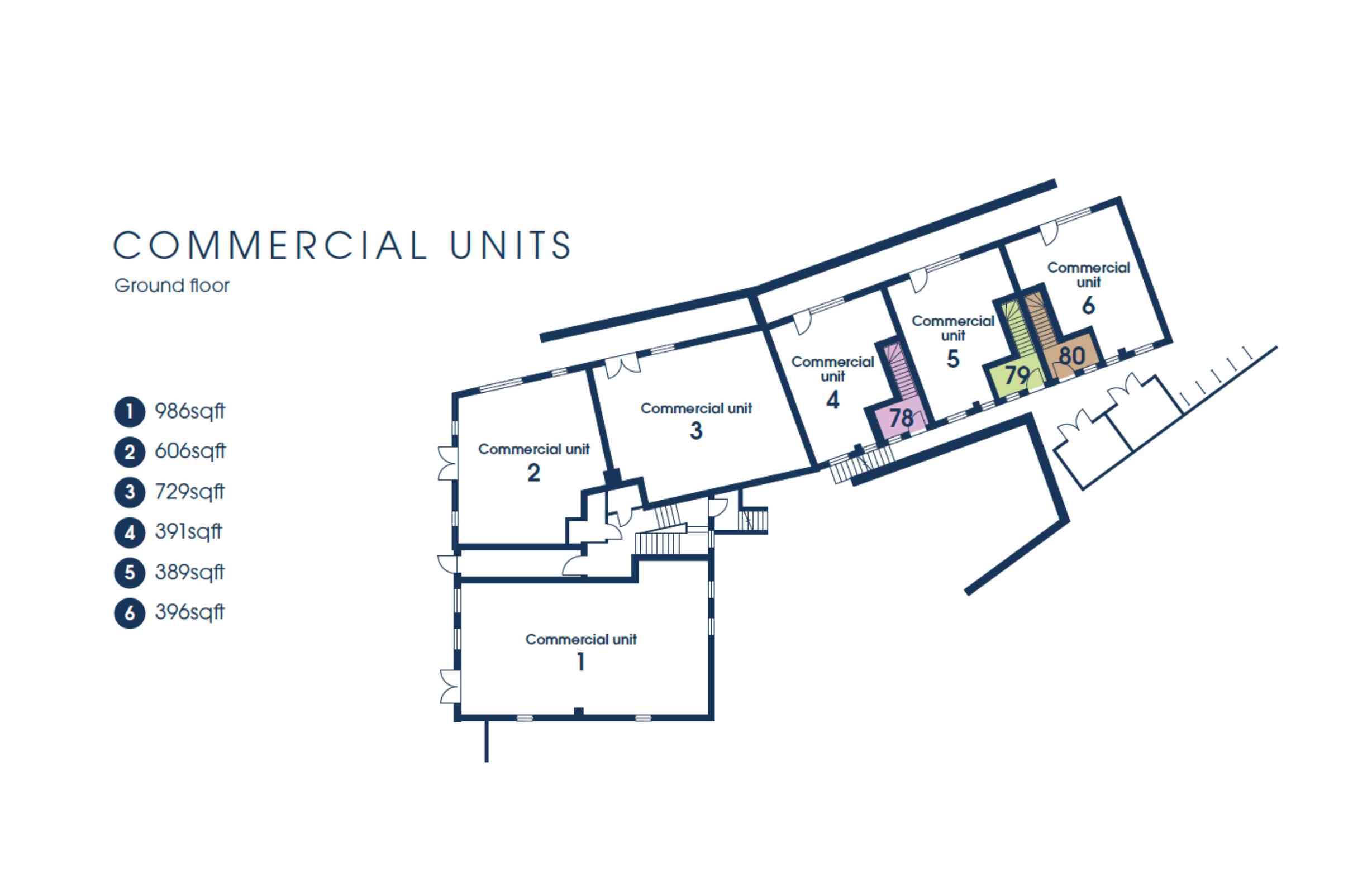 Commercial units The Market Quarter