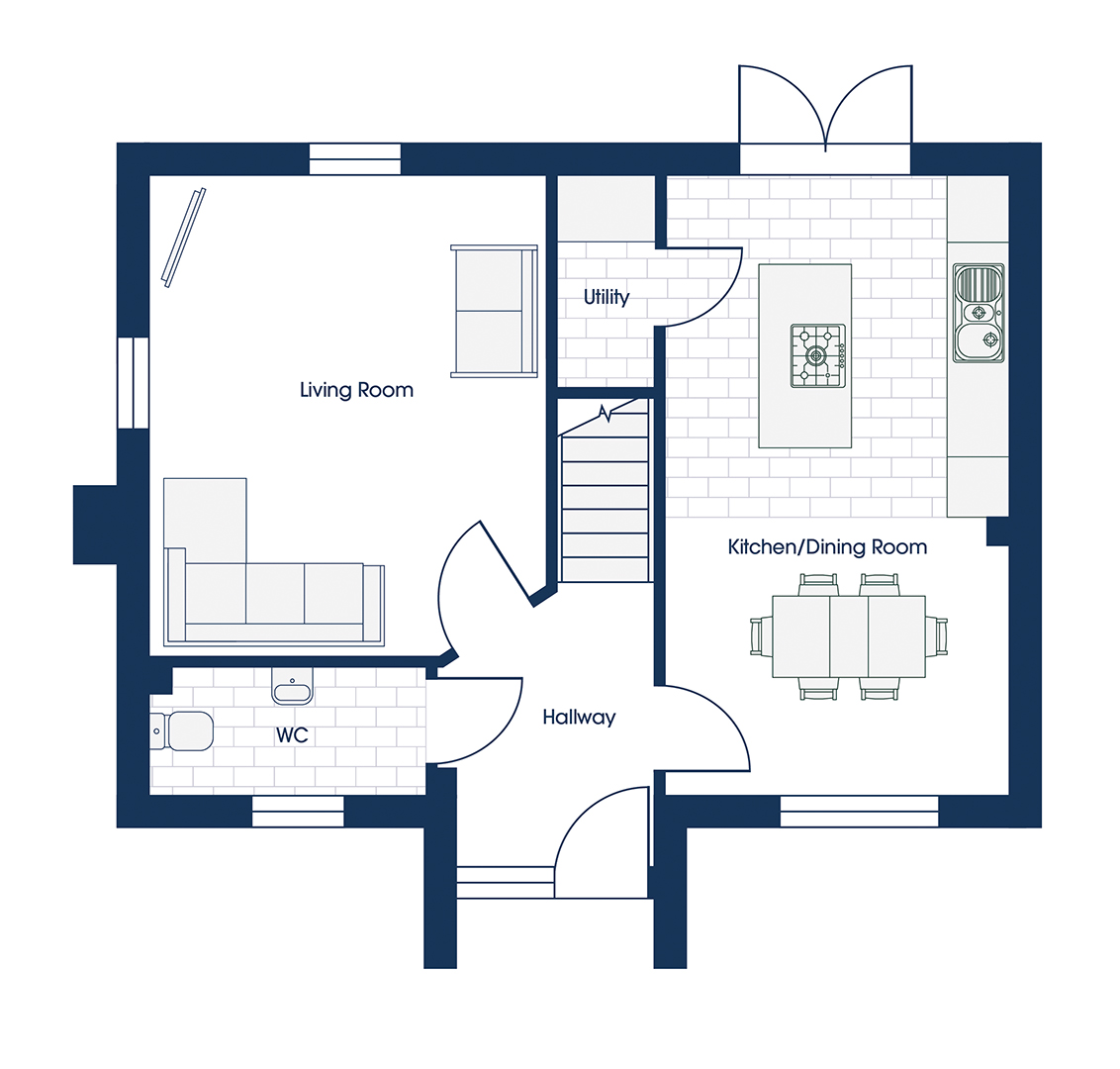 Forge 4 HOD GF entertain1 floorplan