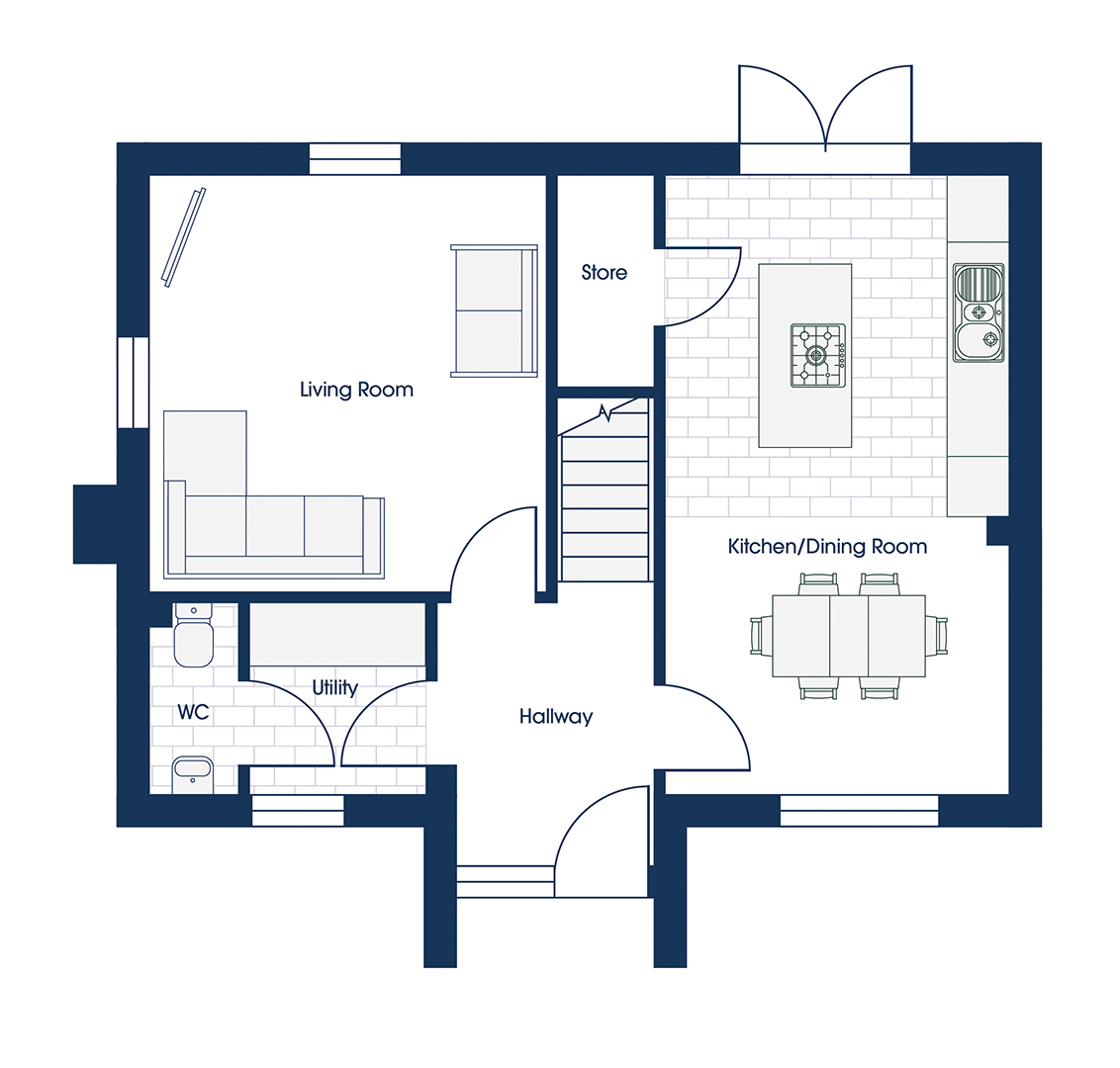 Forge 4 HOD GF standard floorplan