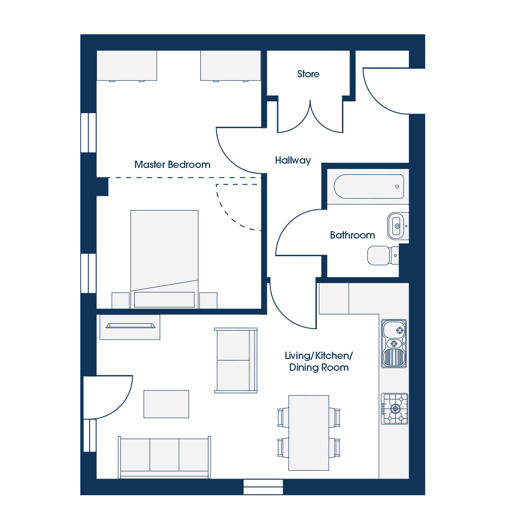 Plot 32 and 73 TMQ apartment floor plan