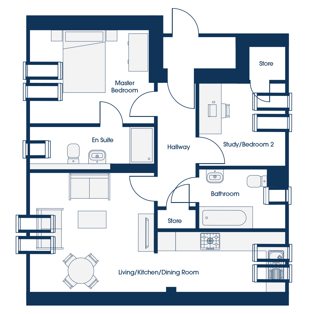Plot 76 TMQ apartment floor plan