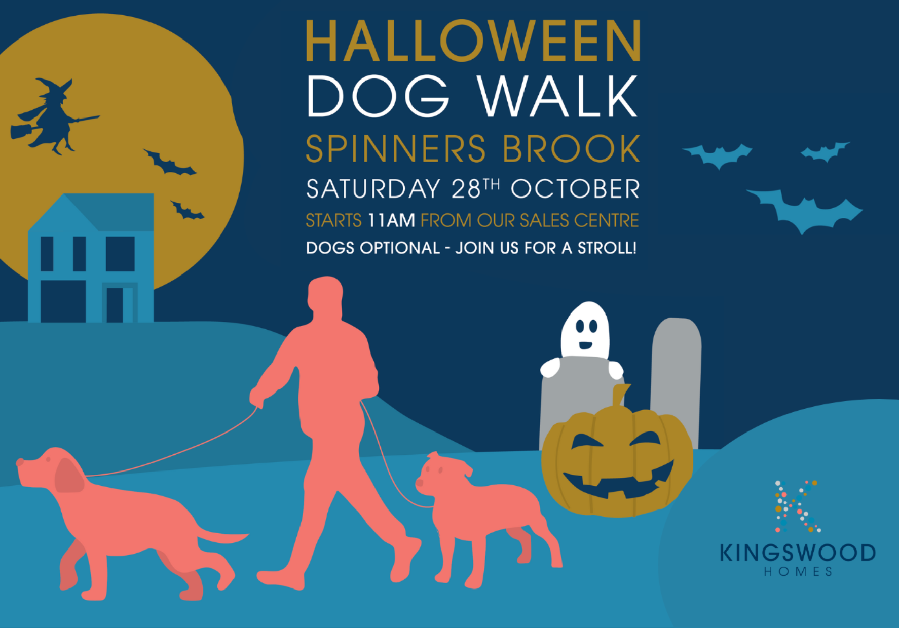 FANGTASTIC HALLOWEEN WALK AT SPINNERS BROOK Kingswood Homes