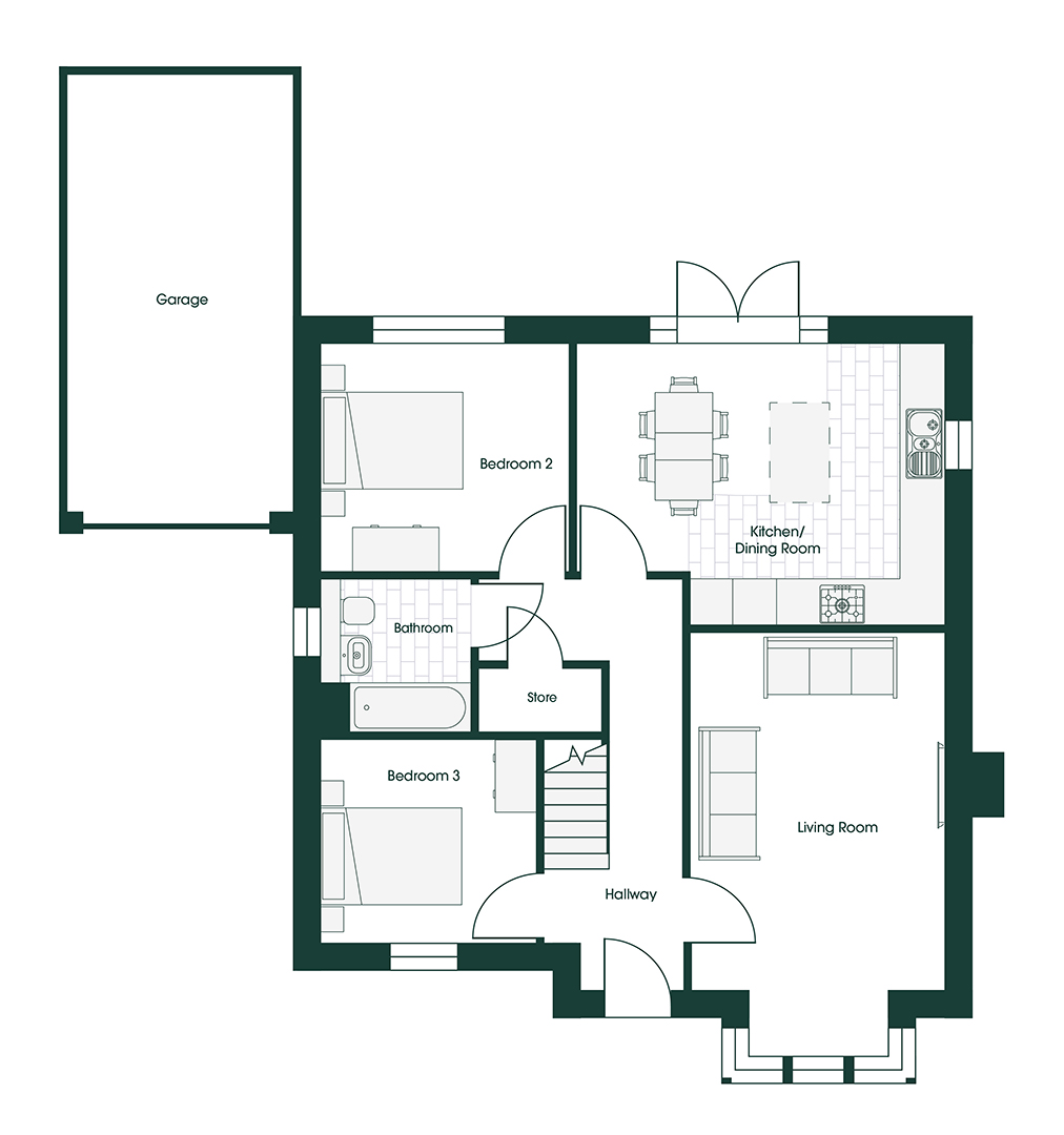 Whittle CROS2M floor plans