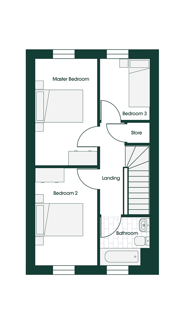 Whittle PEND3 floor plans