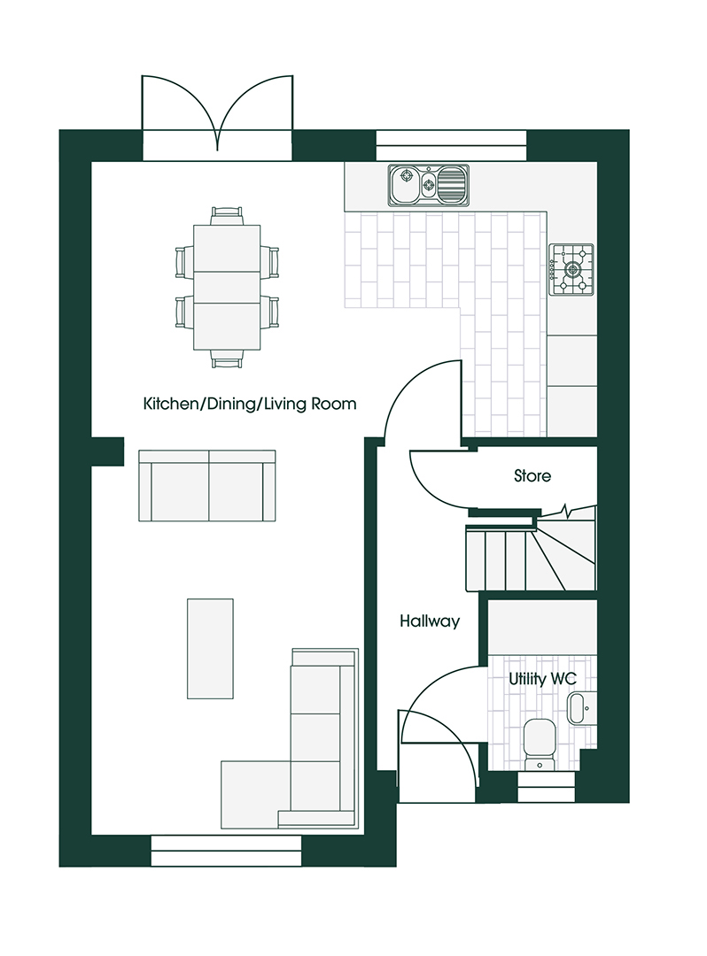 Whittle RIB3 floor plans