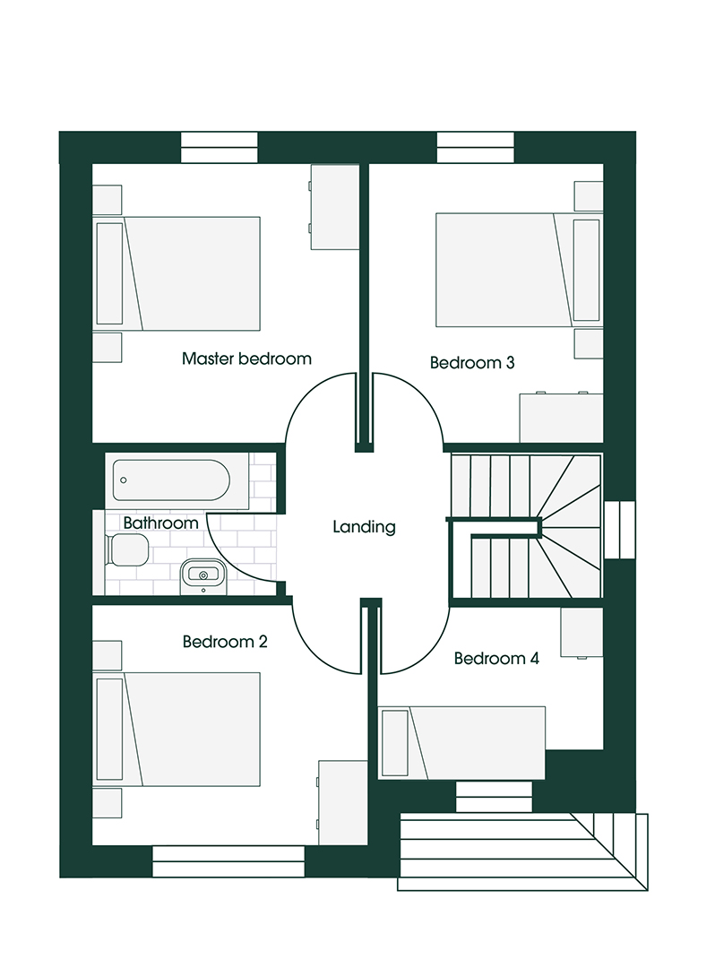 Whittle RIB3 floor plans