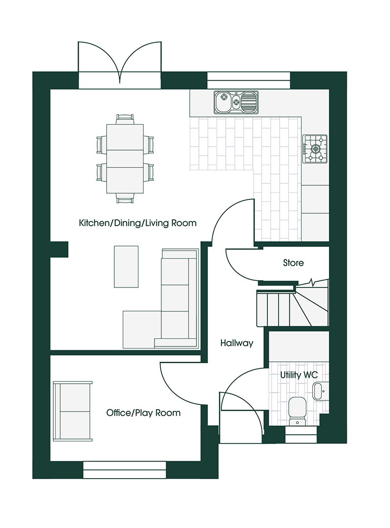 Whittle RIB3 floor plans