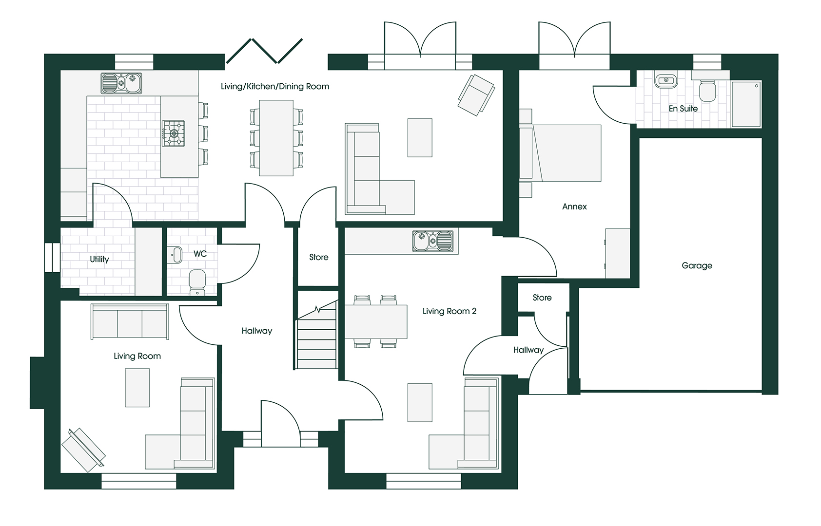 Whittle RIB6 floor plan