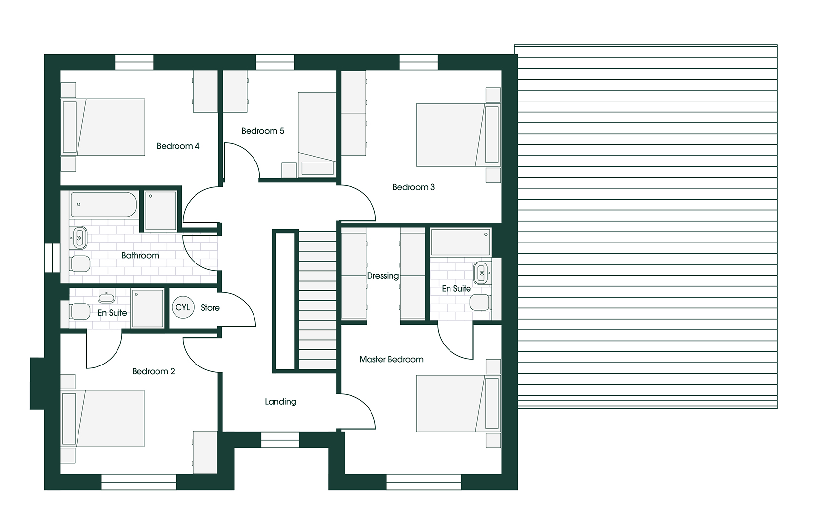 Whittle RIB6 floor plan