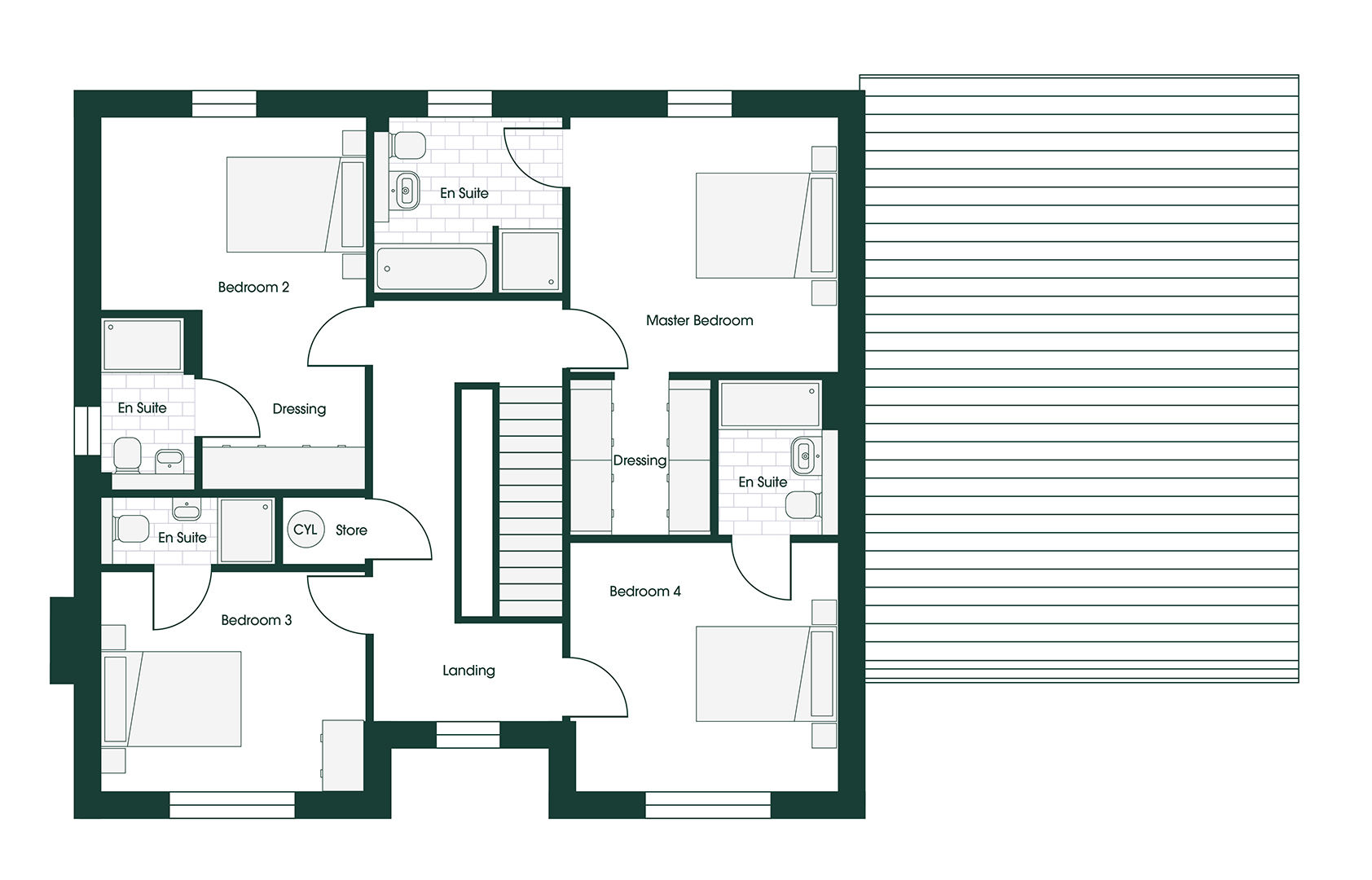 Whittle RIB6 floor plan