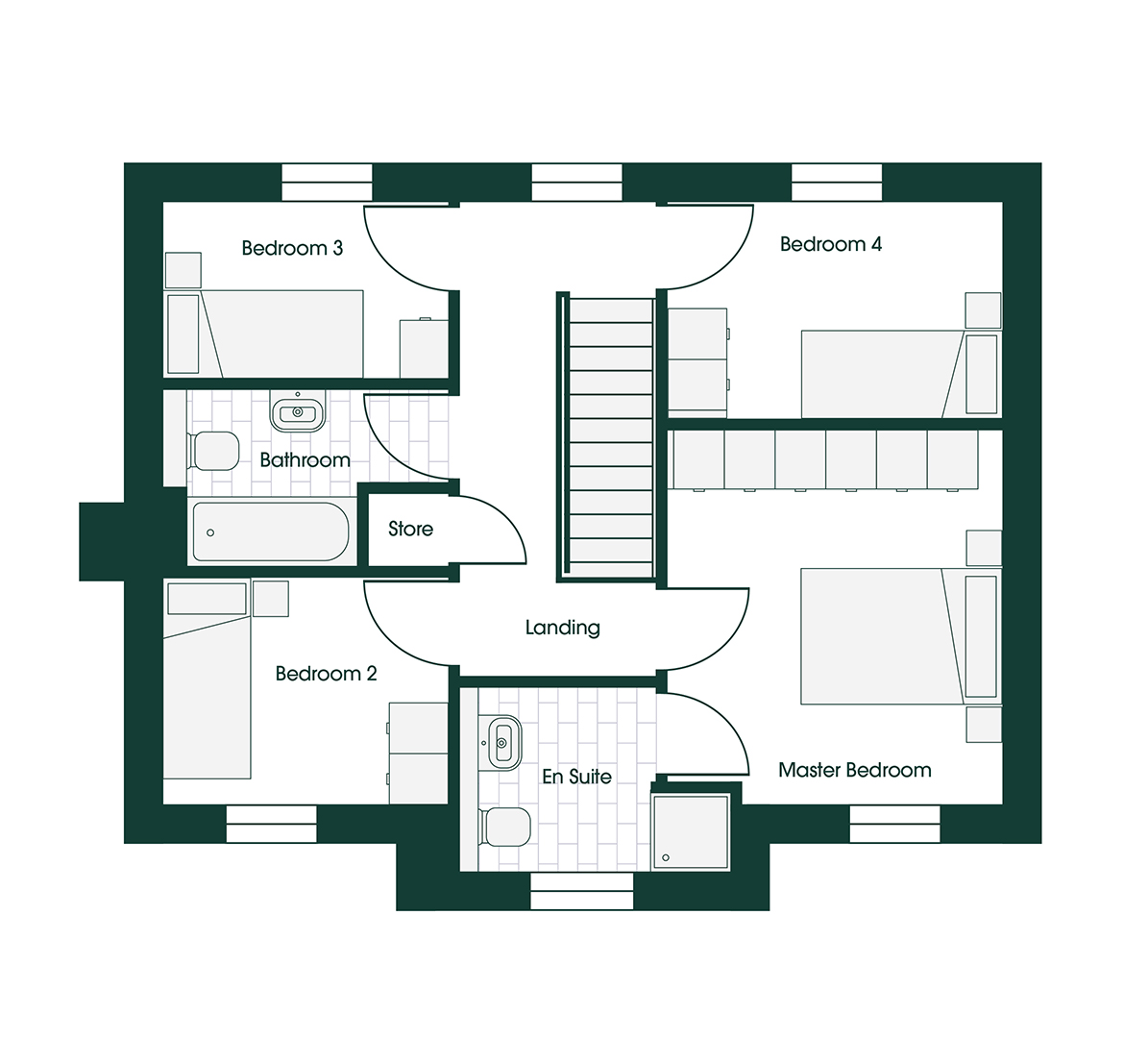 Whittle Rufford 4 floorplan