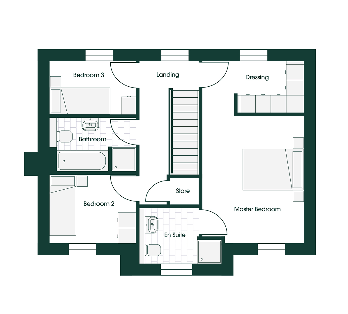 Whittle Rufford 4 floorplan