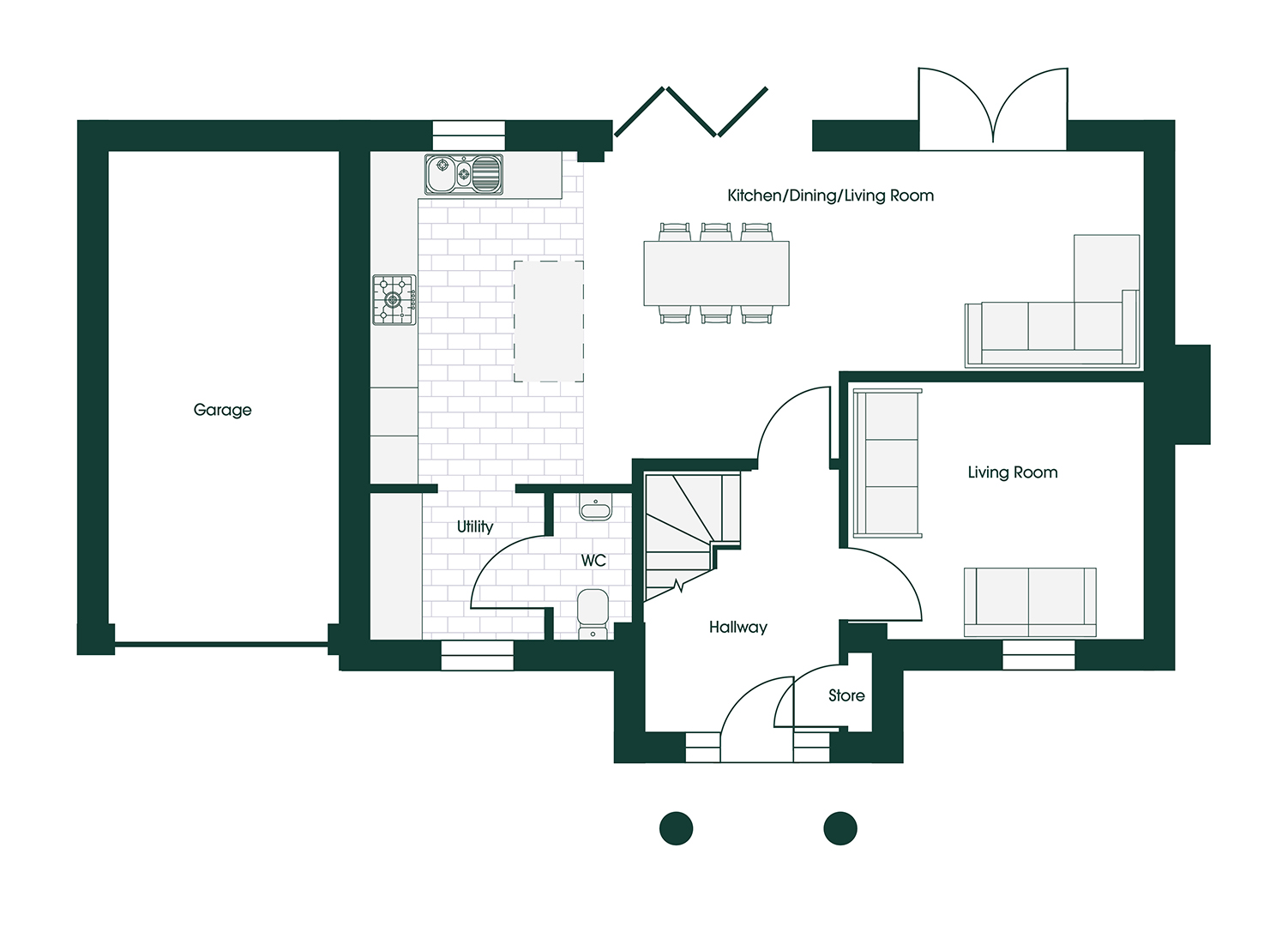 Whittle RUFF5 floor plans