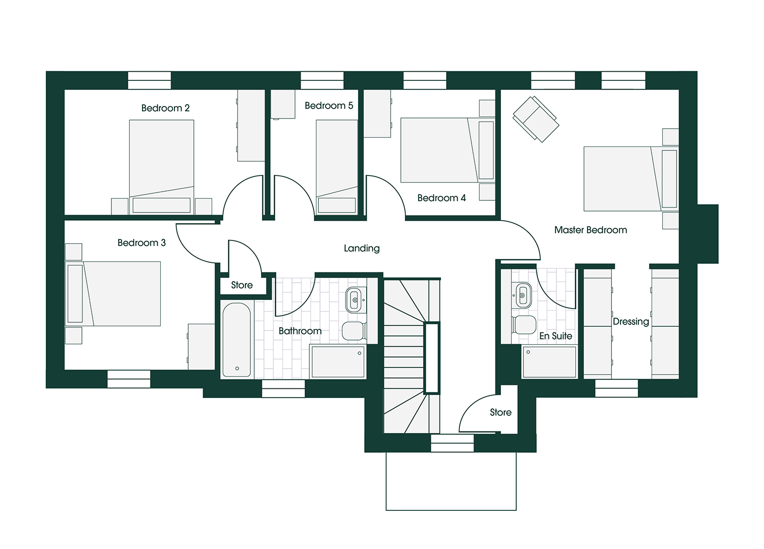 Whittle RUFF5 floor plans
