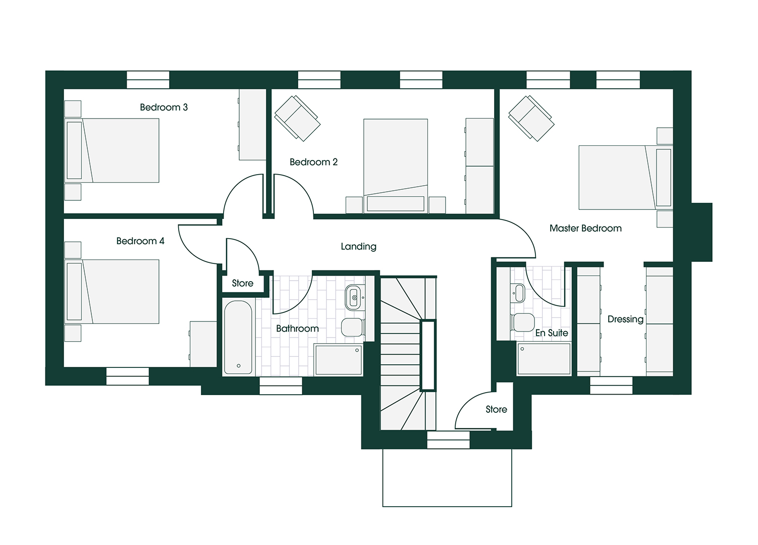 Whittle RUFF5 floor plans