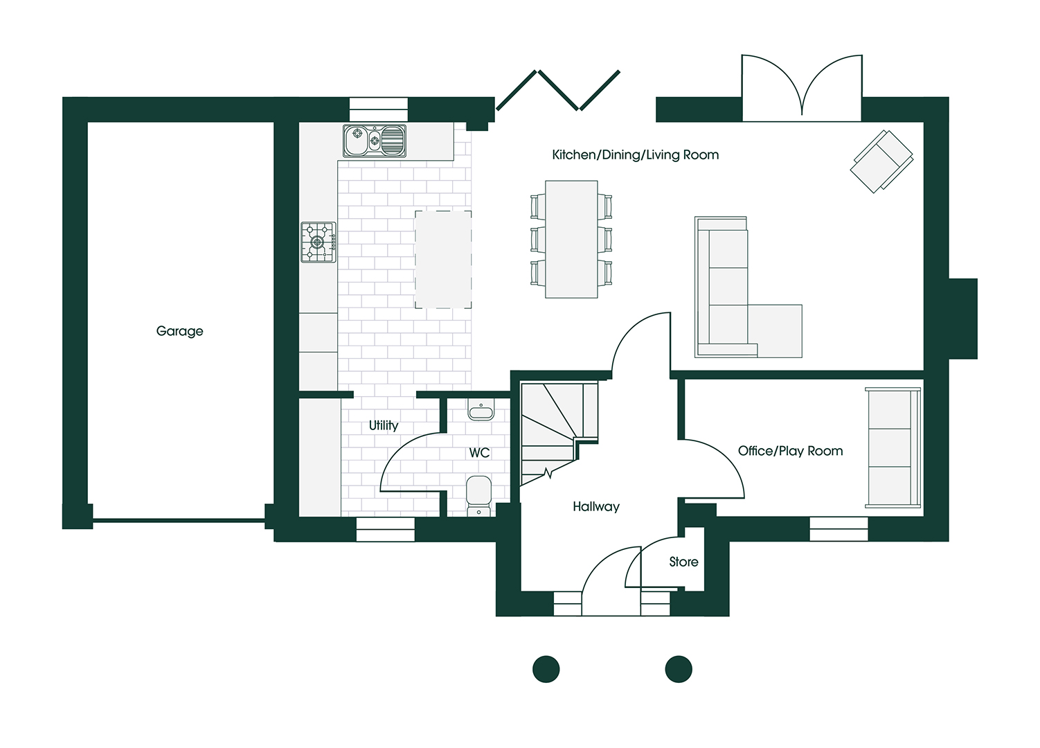 Whittle RUFF5 floor plans