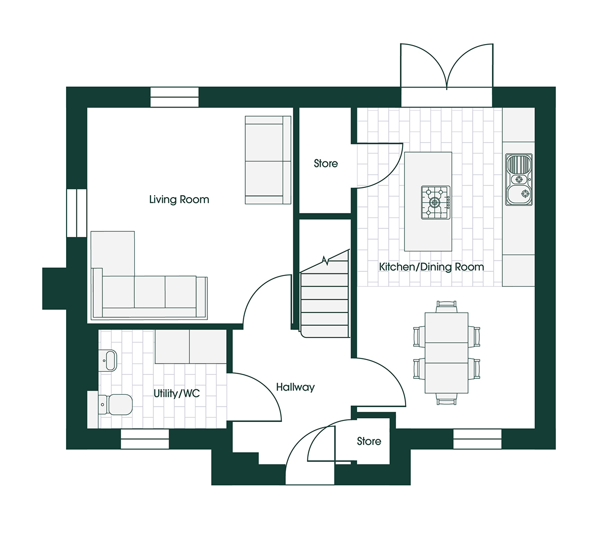 Whittle Rufford 4 floorplan