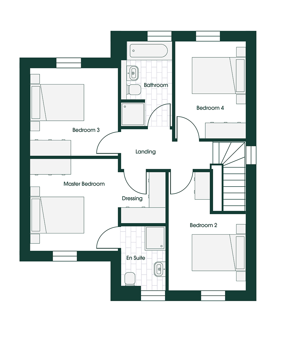 Whittle SCAR4 floor plans