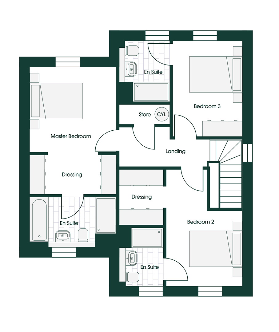 Whittle SCAR4 floor plans